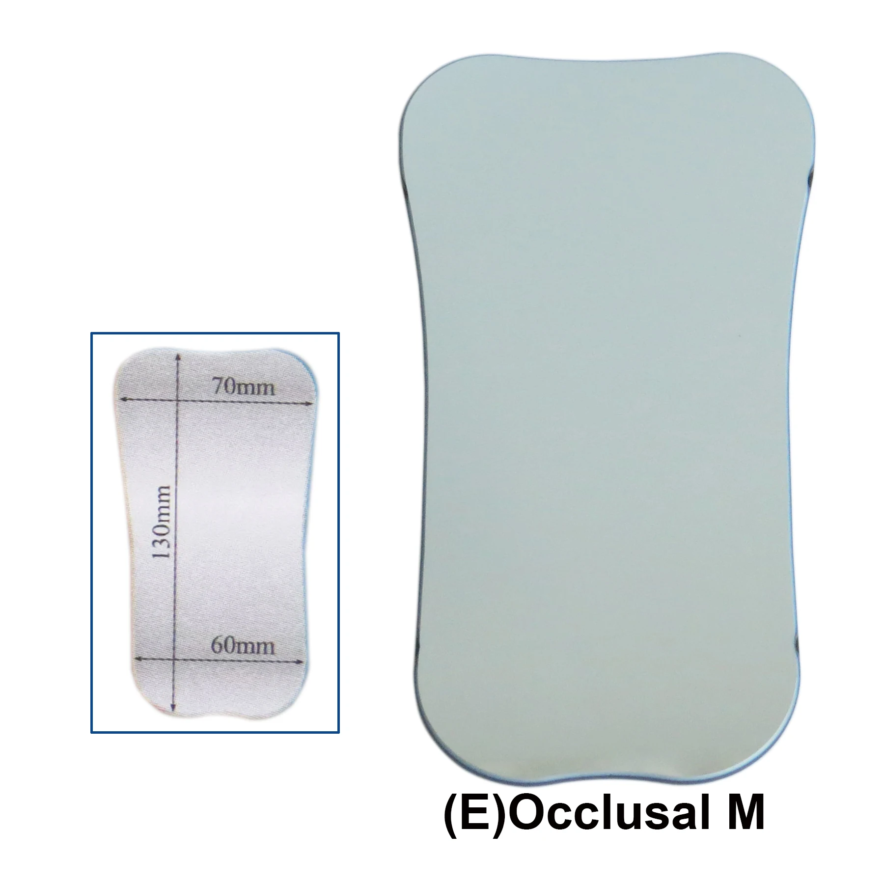 Двустороннее зеркальное зеркало для интраоральной фотосъёмки 5 размеров