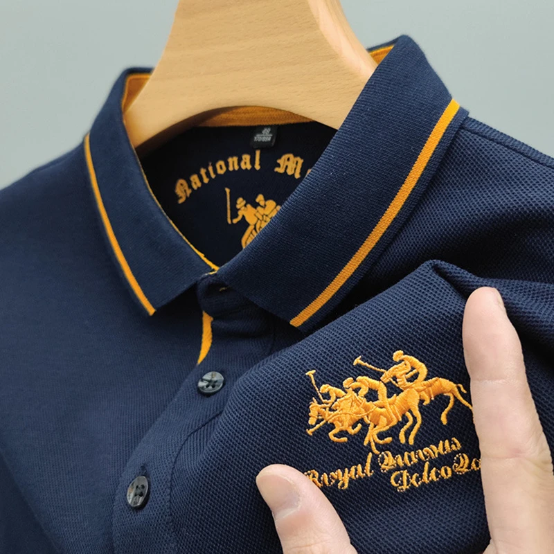 Рубашка-поло с вышивкой