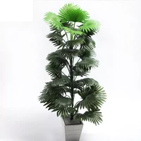 90cm large artificial plant tropical palm tree leaves monstera coconut tree without pot for balcony garden home decor fake plant