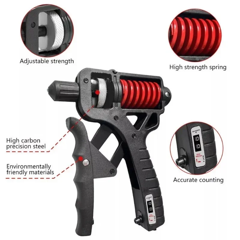10 ~ 360 фунтов регулируемый усилитель для тяжелой ручки тренировка мышц предплечья