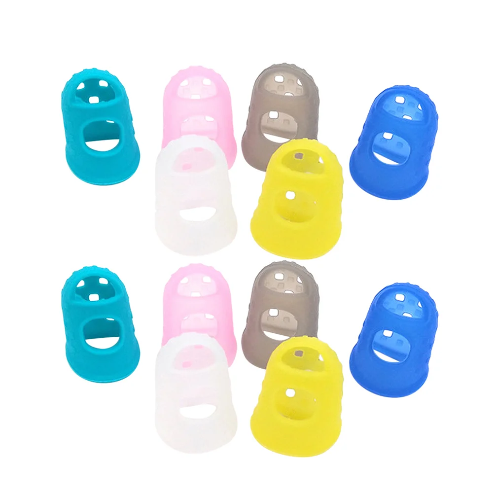 

25 Pcs Guitarra Para Niños Ukulele Finger Protector Finger Cots Silicone Finger Guards Guitar Finger Guards