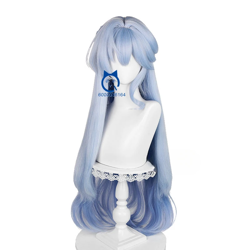 Honkai Star Rail Robin Горячий парик для косплея Степень адаптируемости Длинный синий с
