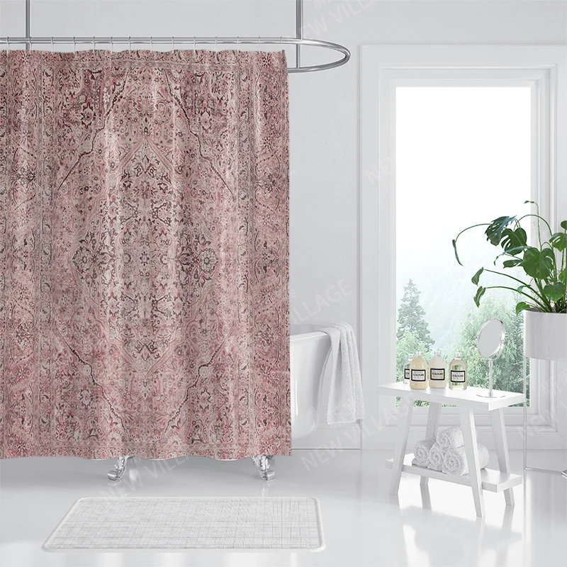 

Водонепроницаемая душевая занавеска из полиэстера Boho 180x200 см