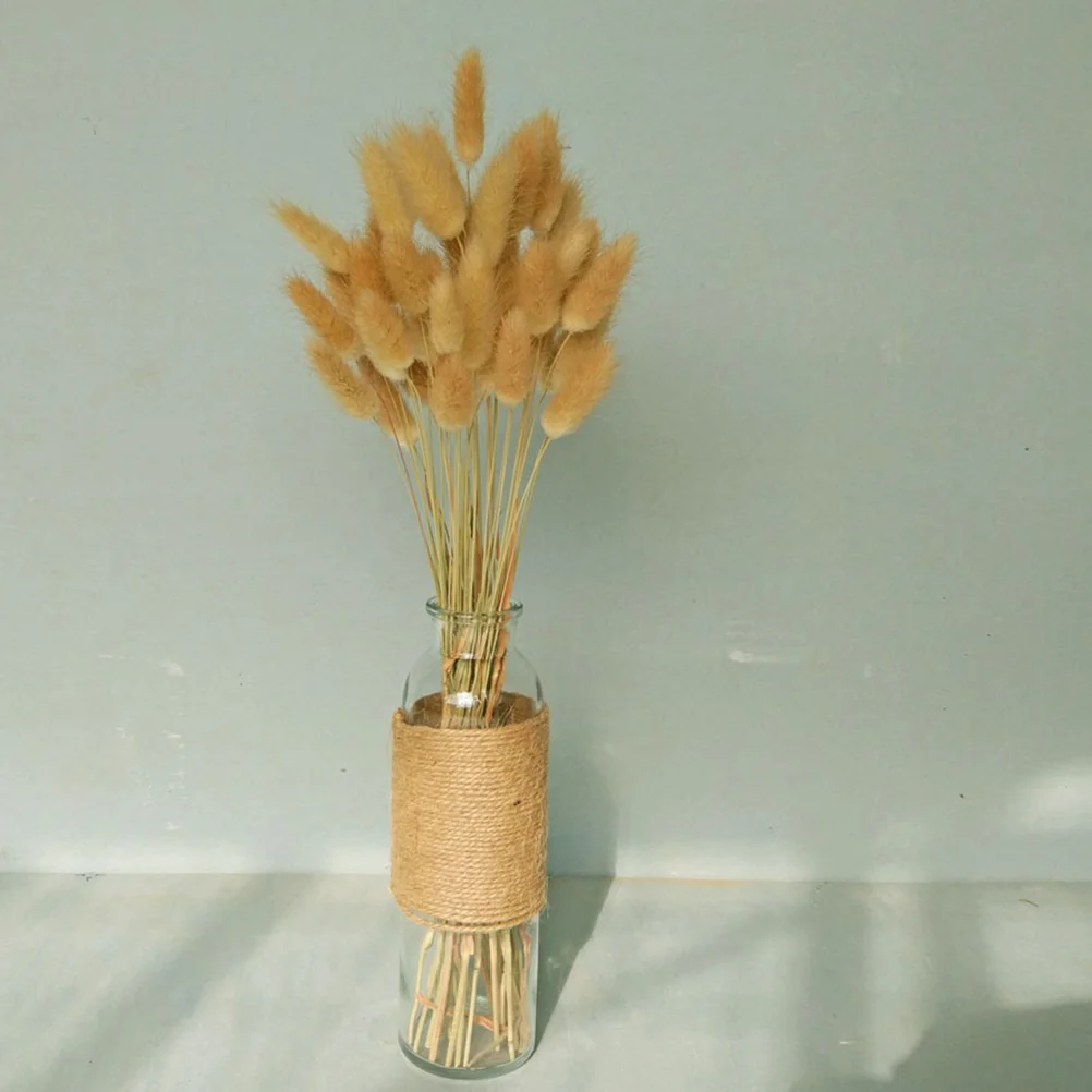 

Pampasdried Wheat Flower Reed Fake Rabbit Plume Decor Arrangement Floral Whisk Horsetail Fauxbranches Tail Plumes Stems Bouquet