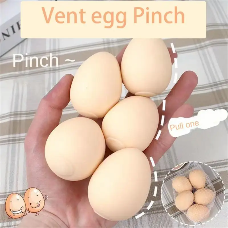 

Soft And Non-deformable Egg Decompression Toy Tpr Material Decompression Toys Simulation Design Quick Rebound Relieve Stress Toy