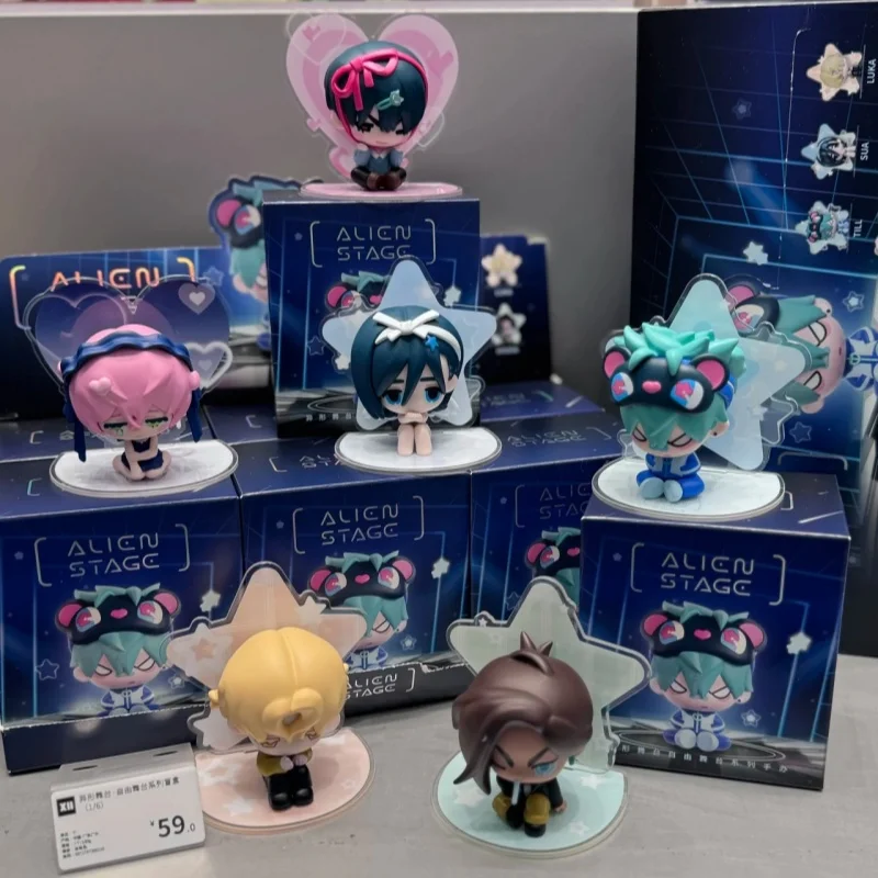 Фото Подлинная Alien Stage Free Stage Series слепая коробка Cute Mizi Sua Till Ivan Luka Hyuna Фигурка Mystery Box Toys Коллекционная модель в подарок №1