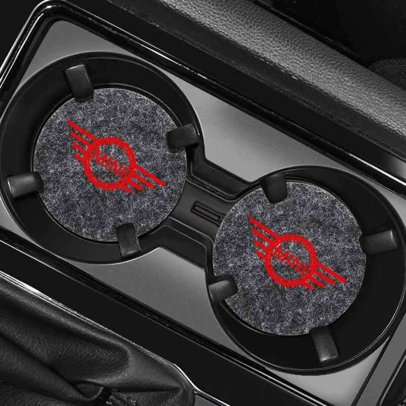 

Car Anti-slip cup holder mat set For MINI Cooper S R55 R56 R57 R58 R59 F54 F60 Countryman Clubman Car Styling Accessories