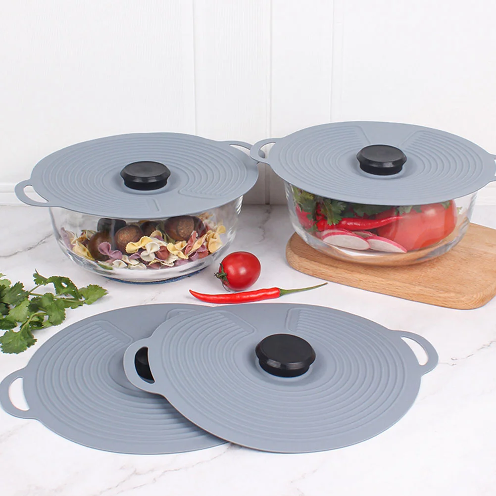 

Silicone Pot Lid Stretch Lids Food Containers Covers Bowls Pots Pans Storage Reusable