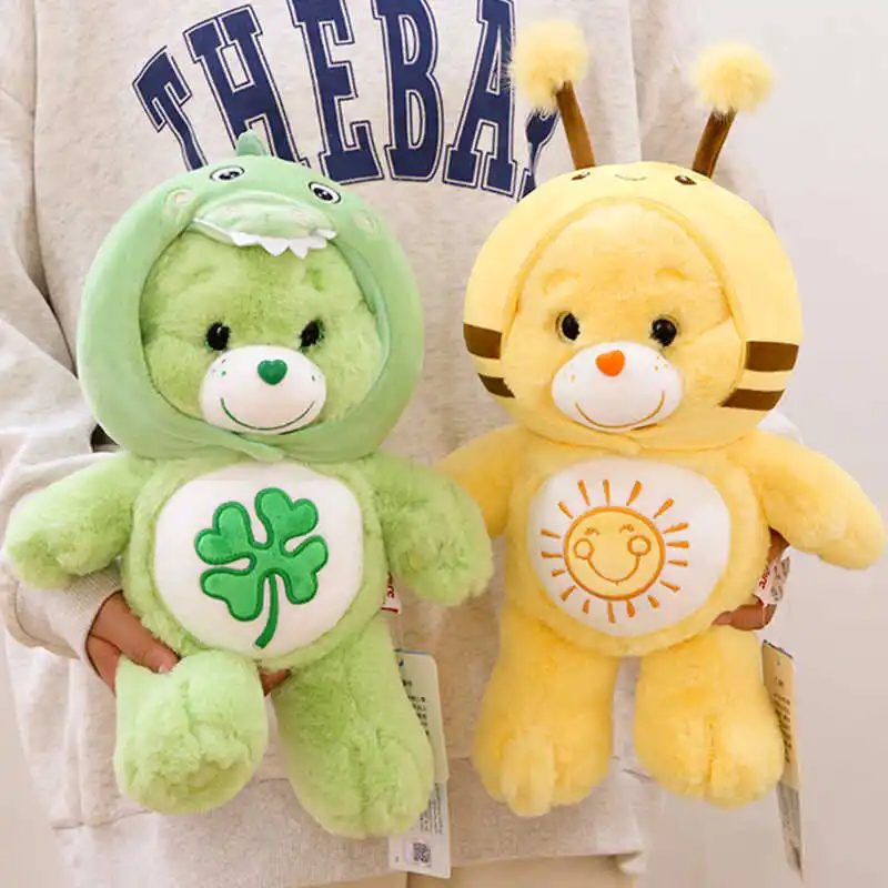 Фото Care Bears As Love-a-Lot Медведь с шляпой капибары Шляпа акулы Супер мягкая и приятная подходит для девочек и мальчиков №2
