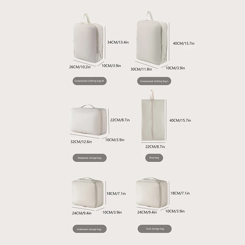 Компрессионная упаковка в виде кубиков дорожные сумки для обуви носков нижнего
