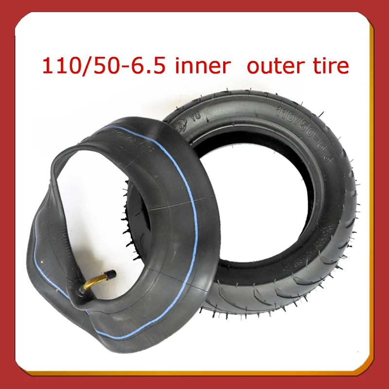 

11 Inch Tyres 110/50-6.5 Outer Tire Inner Tube Fits 38cc 47cc 49cc Mini Pocket Bike Dirt Pit Bikes Rear Wheels