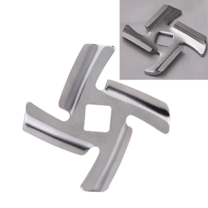 

1/3pcs Meat Grinder Blade Stainless Steel Inner Hole 8mm For MGB Series Meat Grinder Replace Meat Grinder Blade Kitchen Tools