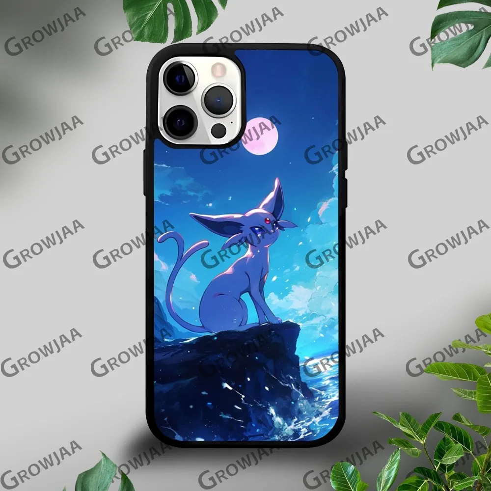Чехол для телефона MINISO Pokemon Zevee iPhone 16 15 14 13 12 11 Pro Xs Max Mini Plus Celulares Hard Funda