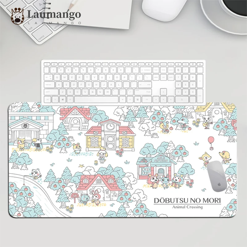 

Kawaii Mouse Pad Desk Mat Ped Anime Animal Crossing Gaming Rubber Keyboard Mause Gamer Girl Carpet Mousepad Pc Large Xxl Mats