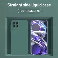 for oppo realme 8 pro 8i shockproof soft slim phone back cover realmi8i i8 realmy 8pro 8 i liquid silicone protector case fundas