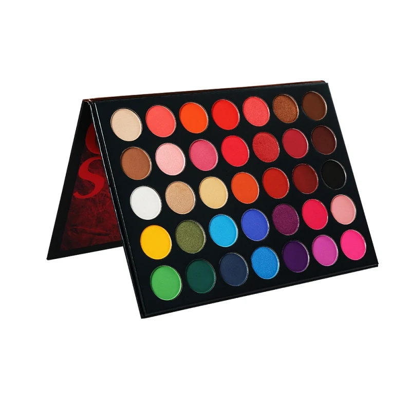 

35 Colors Makeup Palette Eyeshadow Solid Diamond Shimmer Matte Waterproof Natural Highly Pigmented Smooth Club Maquiagem Beauty