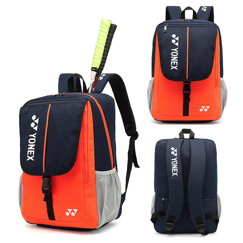 2023 Original YONEX Team Racket Bag Tennis Racquet Backpack With Shoes Compartment Sports Badminton Racket Bag Women Men