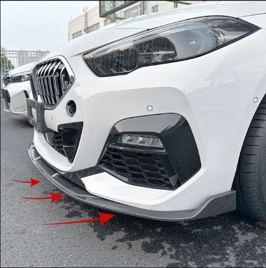 Фото Накладка-спойлер на передний бампер для BMW 2 серии F44 218i 220i M235i 216d 218d 220d Gran Coupe для M Sport 2020-2025, автомобильные аксессуары №4