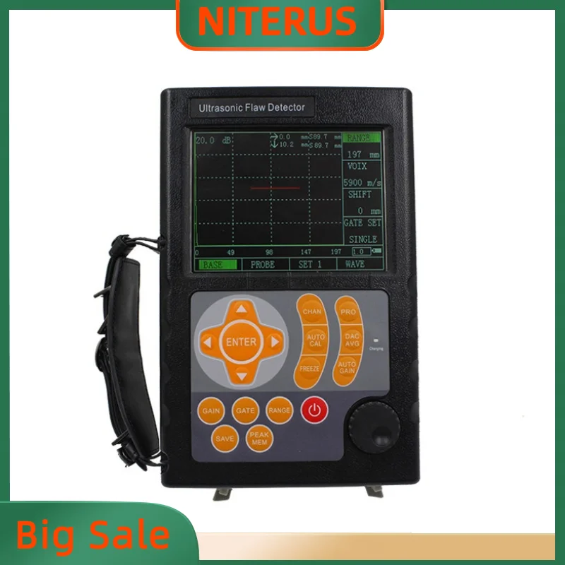 

NDT Portable Defectoscope Ultrasonic Flaw Detector Crack Defectometer JUT800