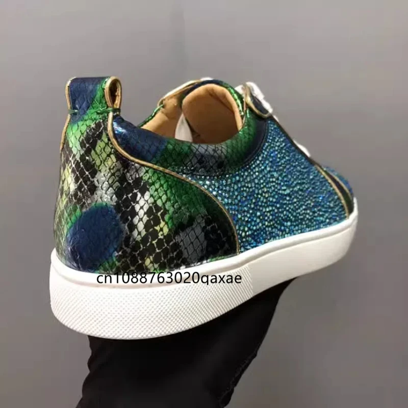 Европейские и американские мужские туфли wo низкие из воловьей кожи зеленые