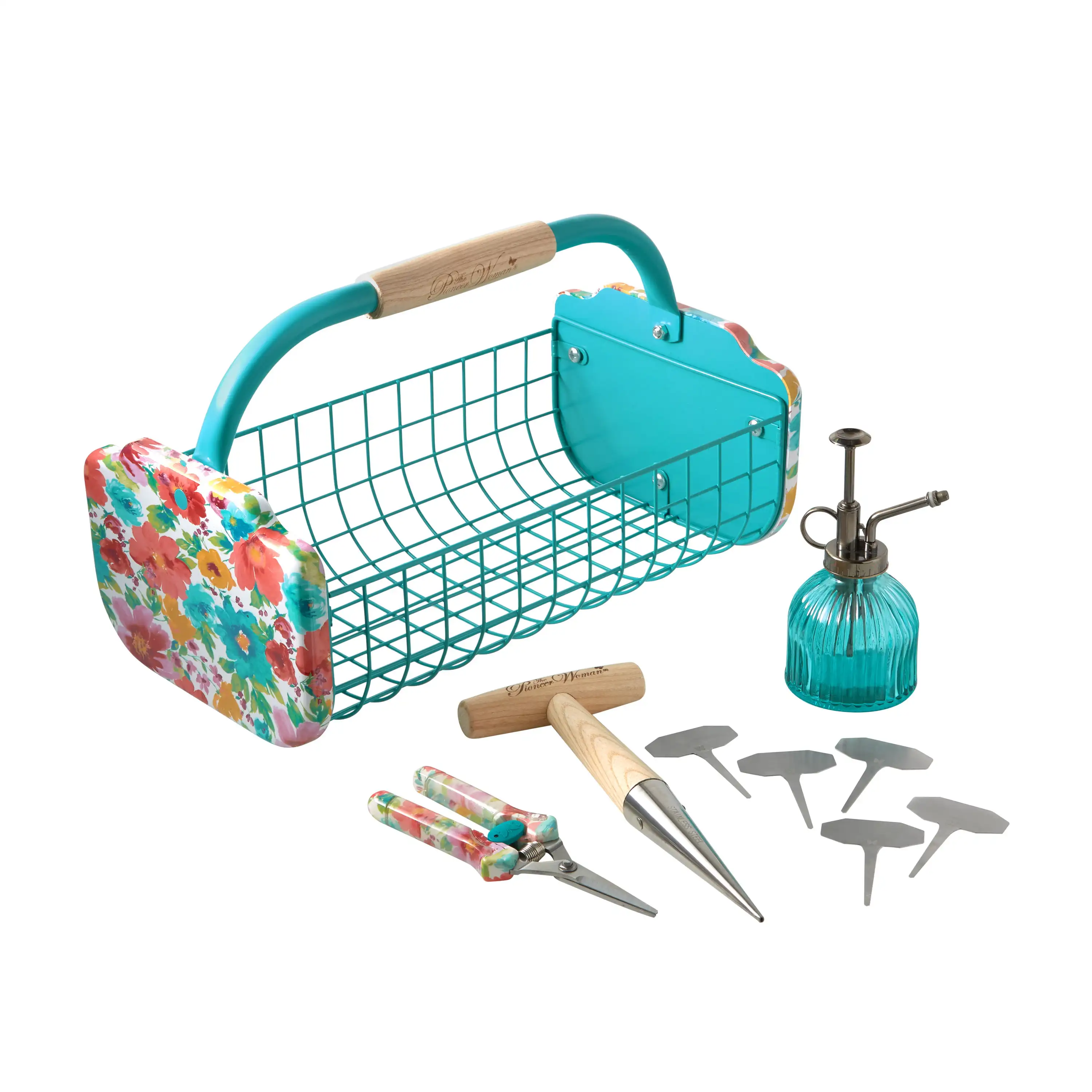 

free shipping Breezy Blossom Gardening Tool Set with Basket