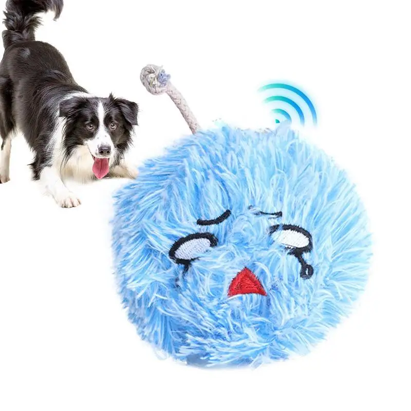 

Interactive Dog Toys Bouncing Ball Dog Plush Toy With Squeakers Bite-resistant Puppy Chew Toy For Small Medium Large Dogs