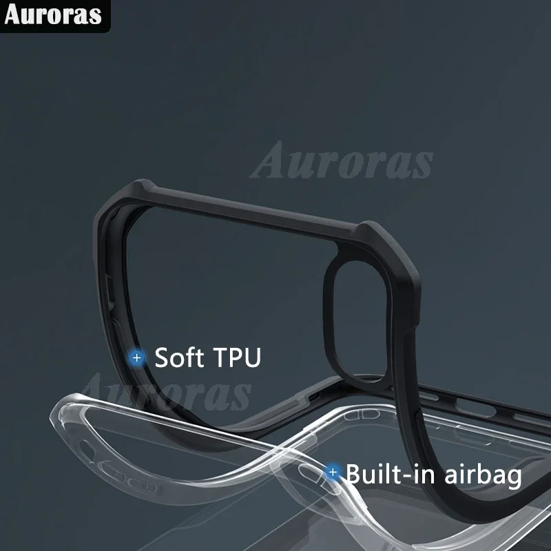 Moto G55 G35 чехол прозрачная акриловая задняя крышка для магнитный держатель