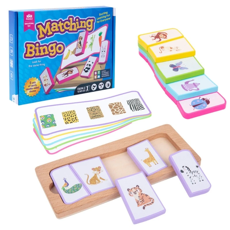 

Shape Matching Toy Logical Puzzle Board Wooden Animal Match Color Puzzle