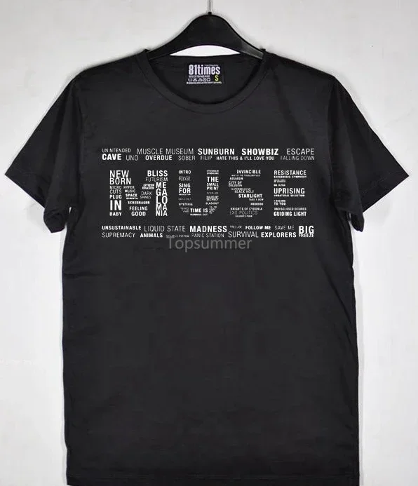 Muse рок-группа Мэтт белamy Крис вольстенхолм Доминик Ховард футболка S-Xxl крутая