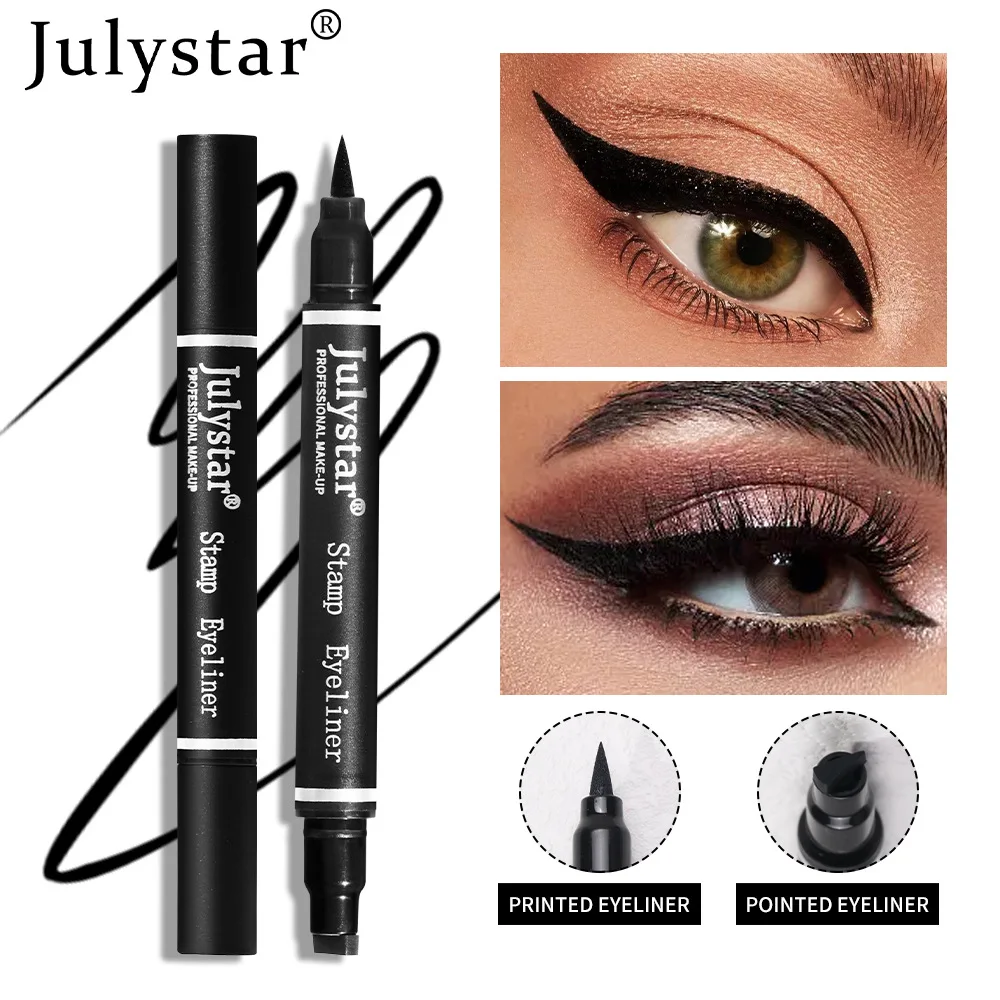 

Black Eyeliner Stamp Long-lasting Easy To Wear Quick Dry Liquid Eyeliner Pencil Makeup Cosmetics