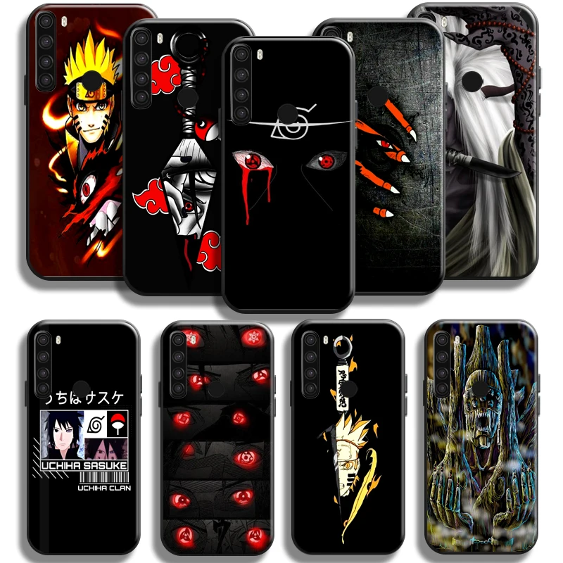 

Akatsuki Logo NARUTO Phone Case For Xiaomi Redmi Note 8 8T 8 Pro For Redmi 8 8A Funda Black Coque Carcasa Liquid Silicon