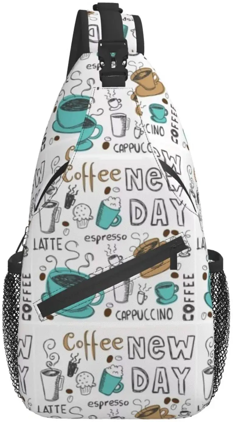 

Delicious Coffee Backpack Sling Bag Travel Hiking Small Backpack For Women Men Kids Gifts