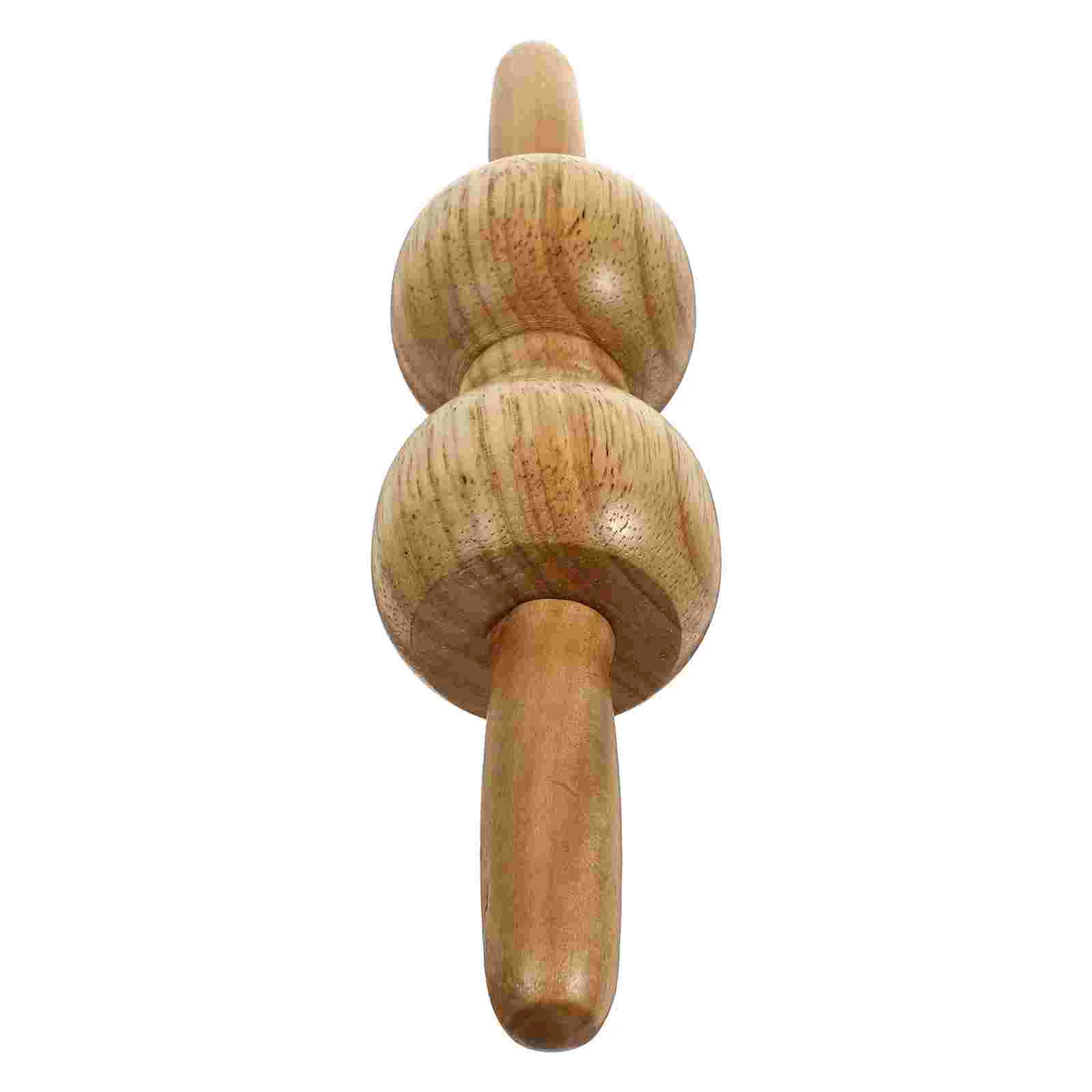 

1Pc Portable Premium Comfortable Durable Useful Body Massaging Tool Oak Roller Massager
