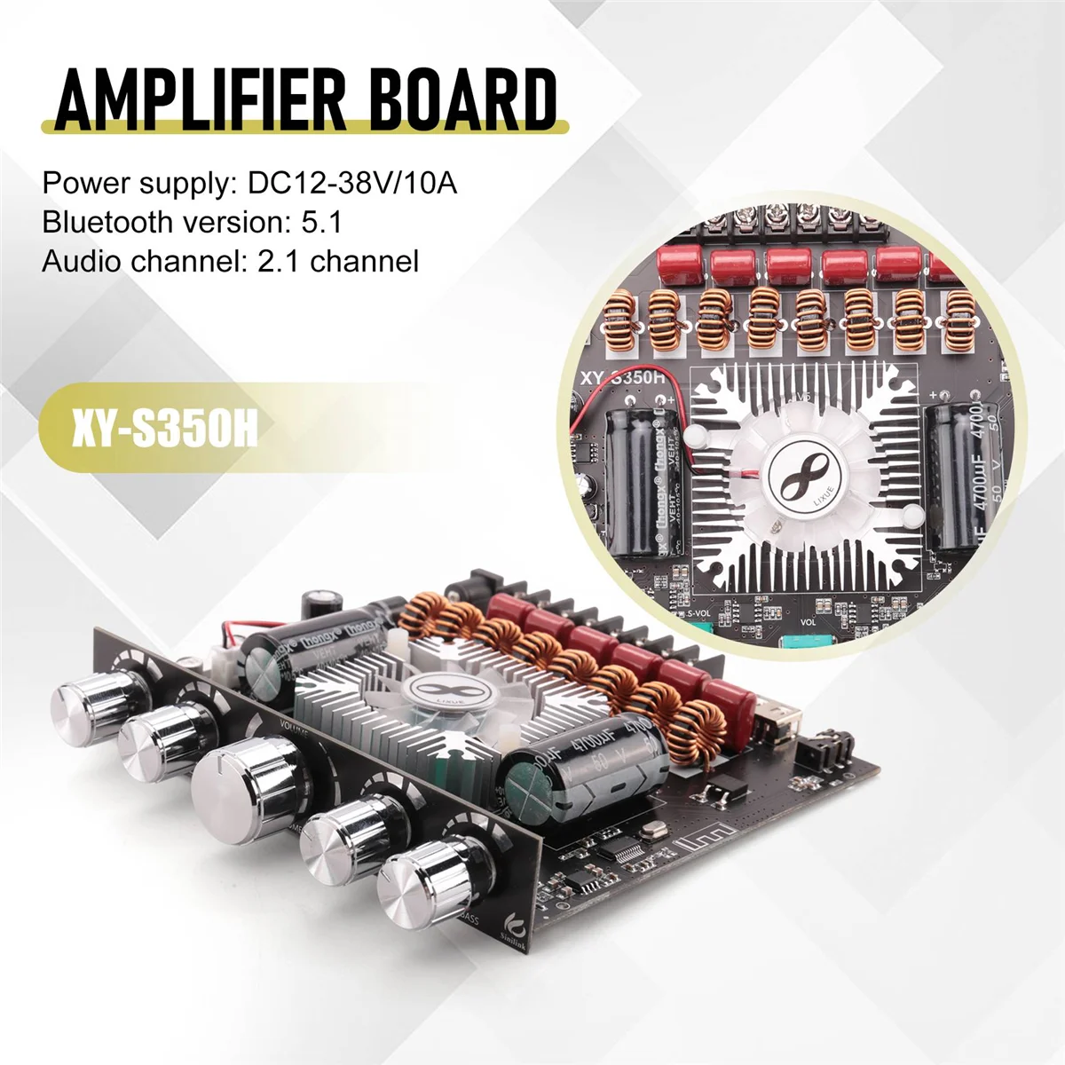 2-канальный модуль цифрового усилителя TPA3251 с Bluetooth сабвуфер высокого и низкого