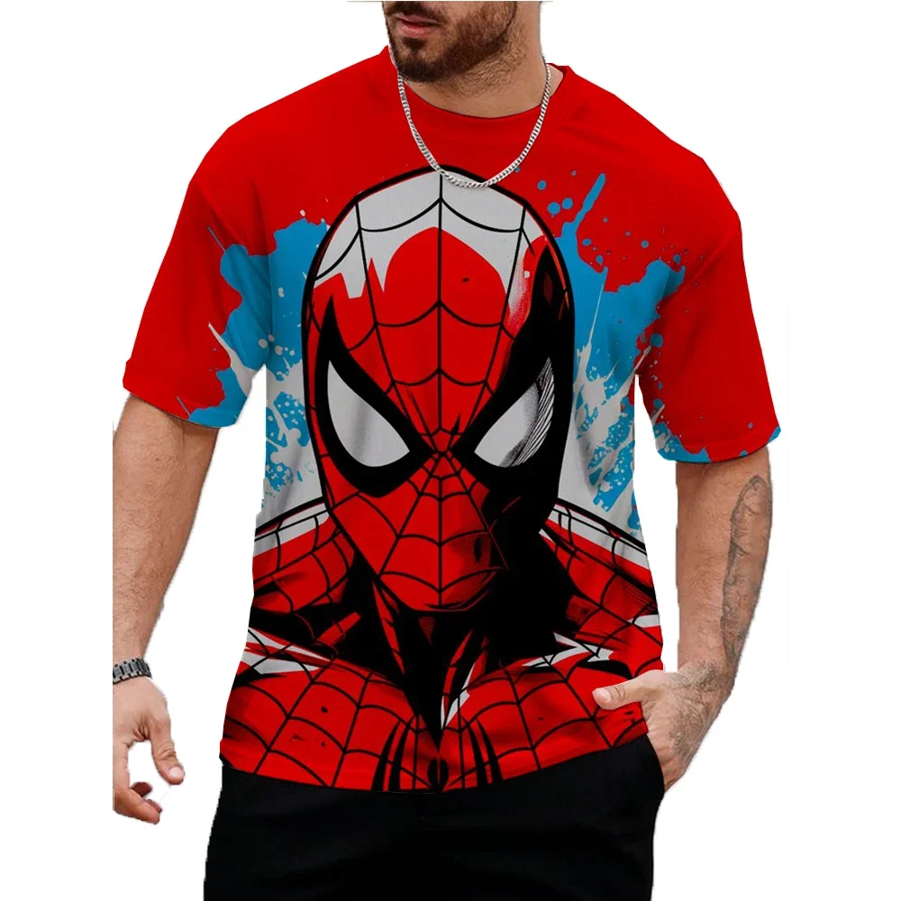 Футболка мужская с принтом Человек-паук