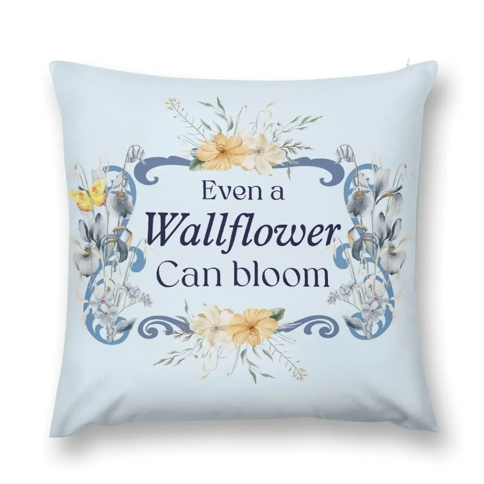 Подушка Even a Wallflower can Bloom роскошные аксессуары для дома подушки дивана декор чехлы