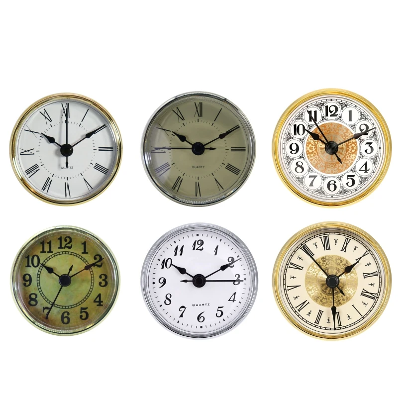 

Classic Clock Craft Insert Clocks Movement Quartz Diameter 70mm Number for Home DIY Crafts Multifunctional Installation 85DA