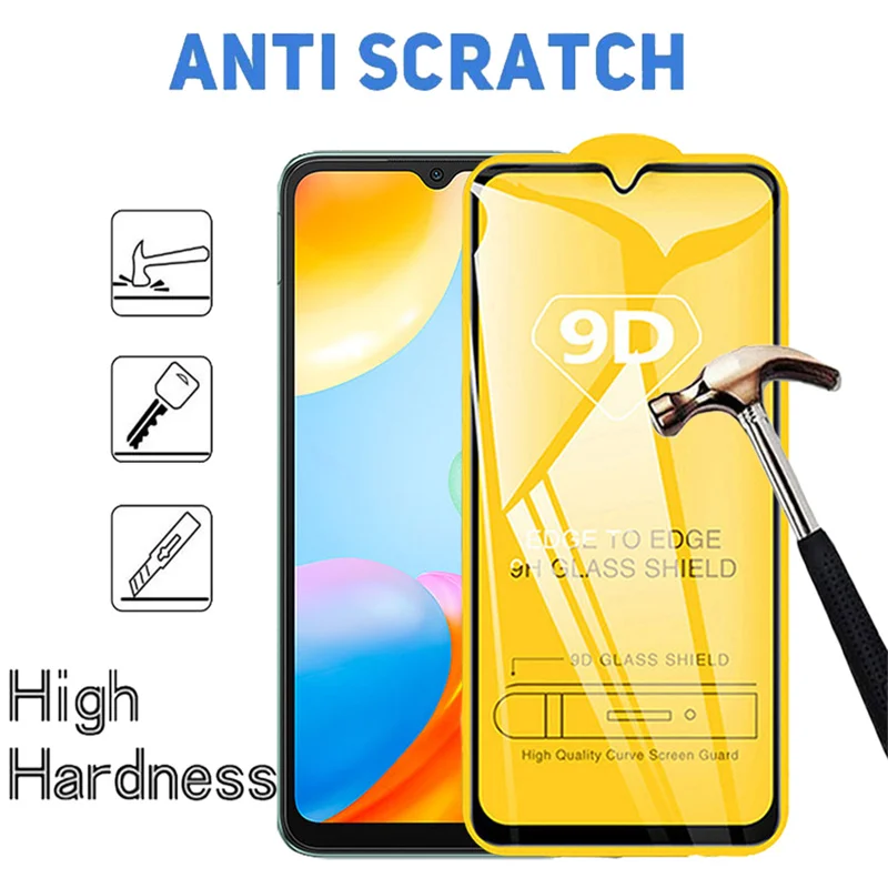 6in1 peliculatempered glass for xiaomi redmi 10c screen protector redmi 10c nfc protective film redmi 9 9c 9t 9a 9h hard glass redmi10c 9 c back film