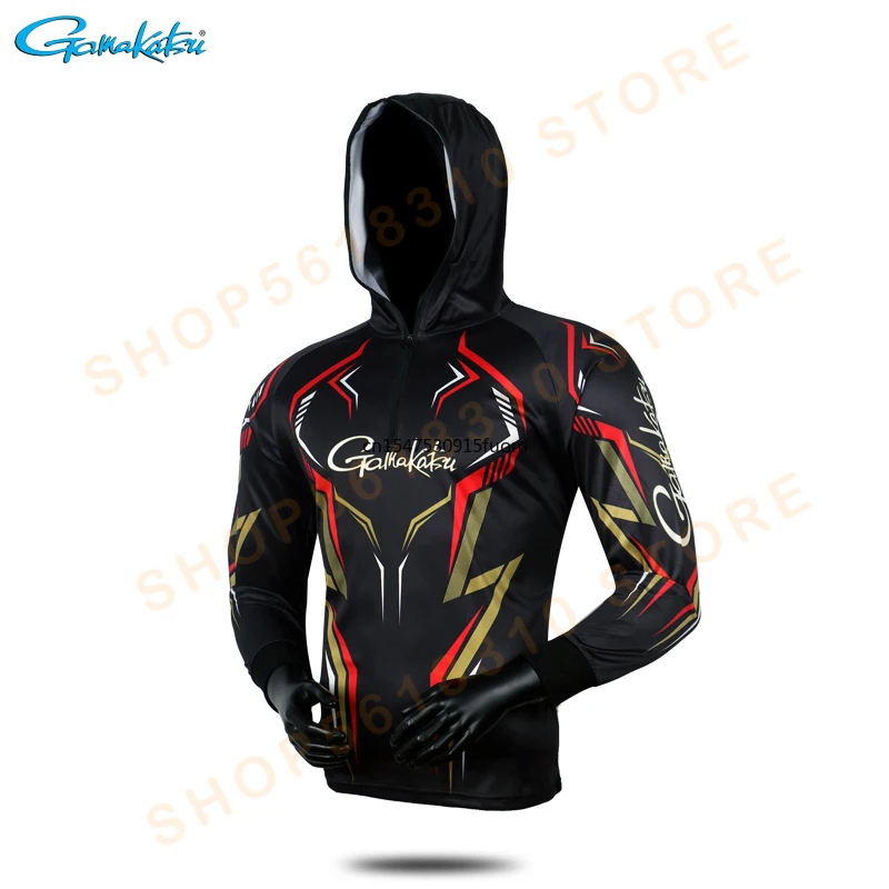 

Fishing Clothing Long Sleeve Summer Quick-Drying Clothes Breathable Anti-UV Sun Protection TShirt Hooded Fishing Shirt