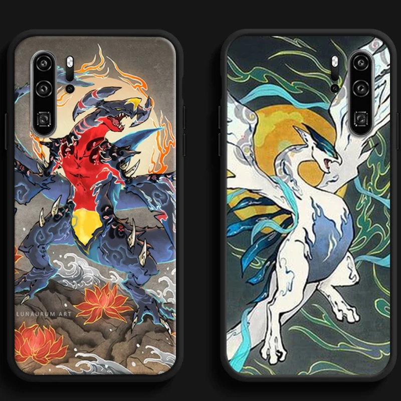 

Pokemon Pikachu Phone Cases For Huawei Honor P40 P30 Pro P30 Pro Honor 8X V9 10i 10X Lite 9A 9 10 Lite Coque Back Cover Funda