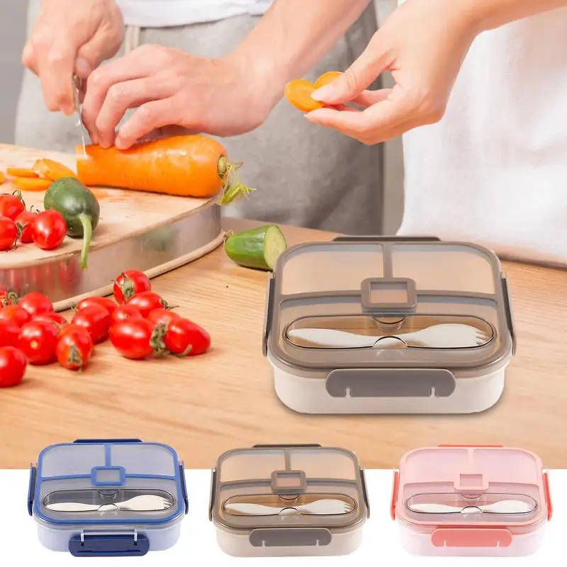 

Divided Lunch Container 3 CompartmeIt insulated Lunch Box Divides Lunch Box Office Workers Large Capacity Portable Bento Box