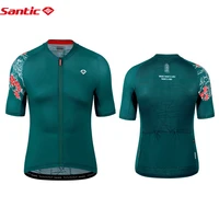 santic mens cycling jersey 2022 new mtb sweatshirt summer short sleeve cycling clothing cycle clothing breathable quick drying