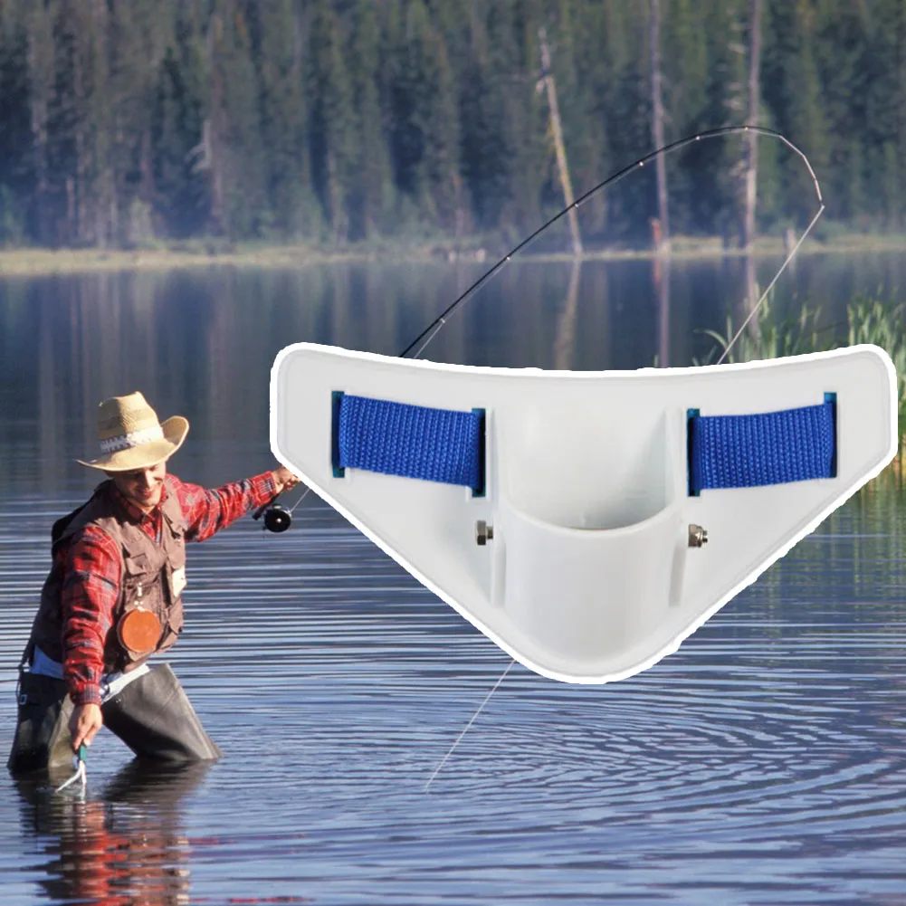 

Durable Fishing Rod Pole Holder Belt Portable Lightweight Fishing Supplies Outdoor Fishing Gear