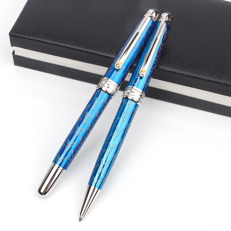 

Luxuris MB Le Petit Prince Ballpoint Pen 163 Metal Blue Rollerball Pen Stationery Gift Set Inlay Serial Number