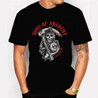 son of anarchy grim reaper t shirt high quality cotton breathable top loose casual t shirt sizes s 3xl