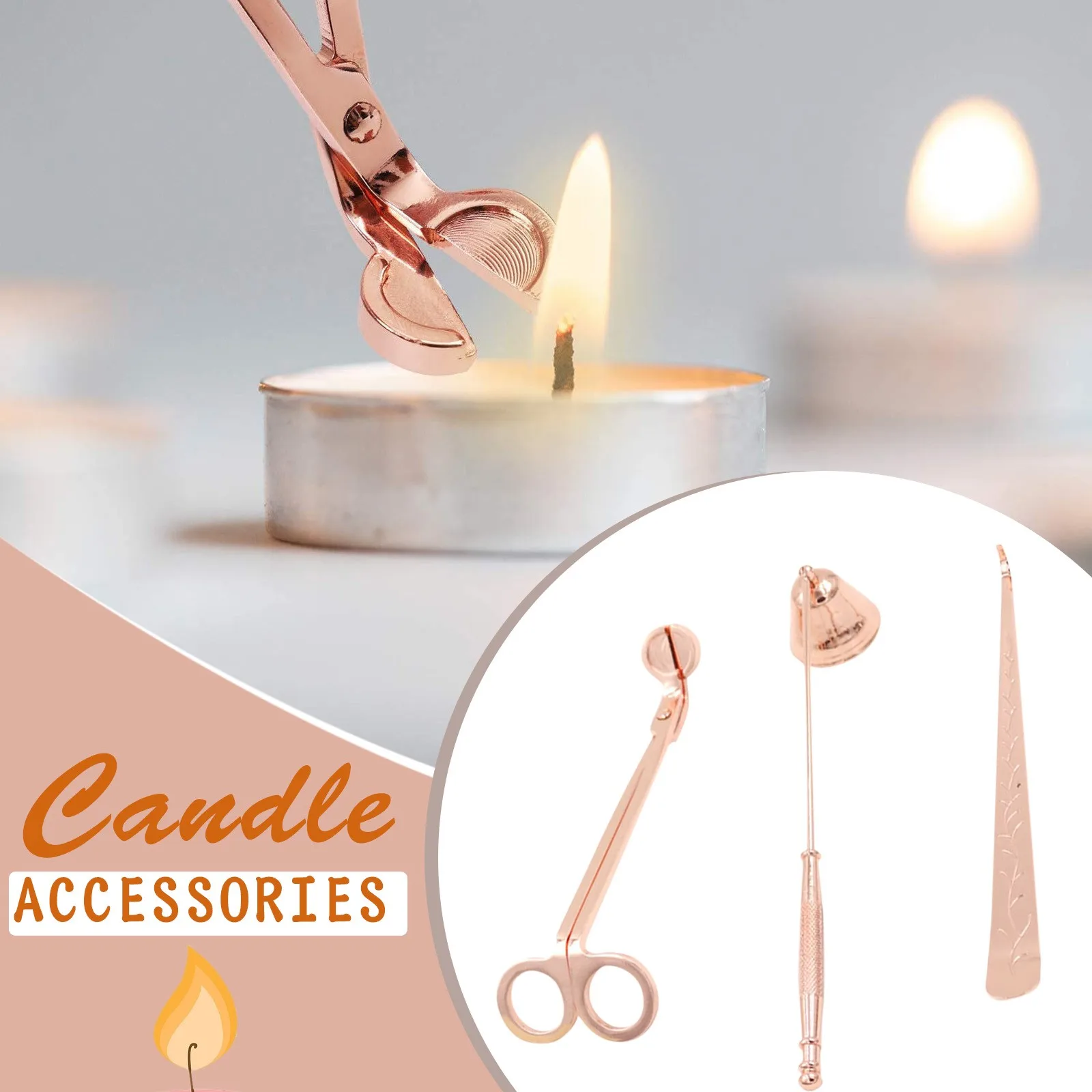 

3 шт./компл. крючок для триммера в виде свечи, аксессуары, Огнетушитель из нержавеющей стали, украшение для дома