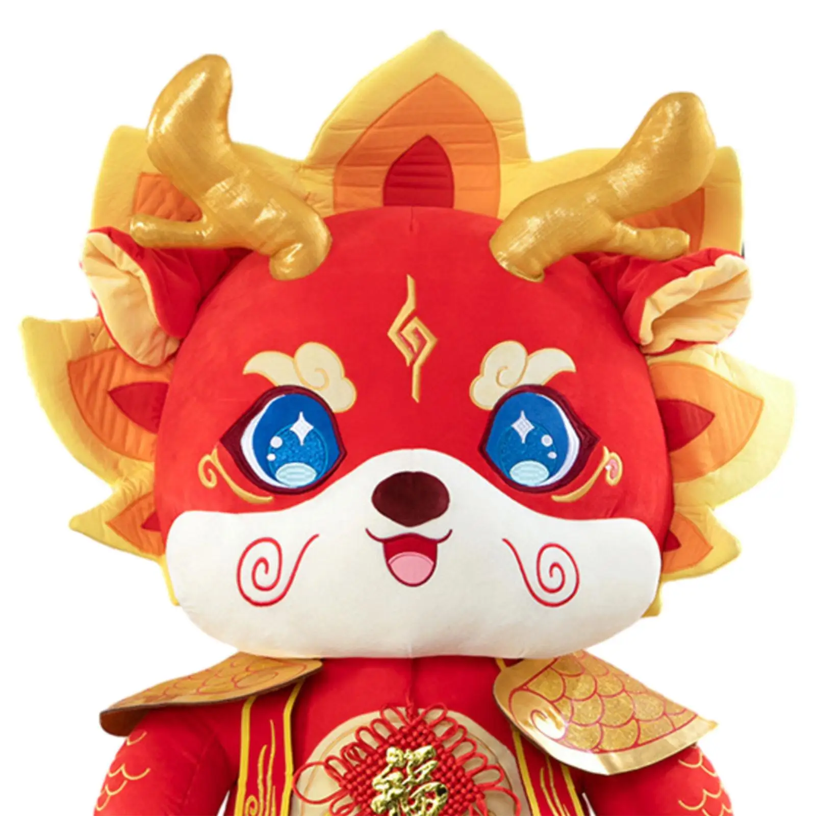 Китайский Новый год 2024 новогодние дракона плюшевая кукла украшение милая мягкая