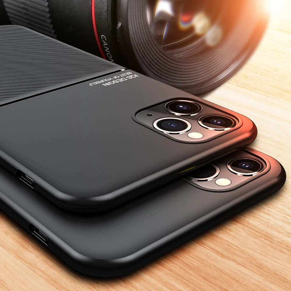 

Magnetic Matte Case for iPhone 13 12 11 Pro Max X Xs Max XR Car Holder Shockproof Phone Cover For iPhone 7 8 6 6S Plus SE 2020