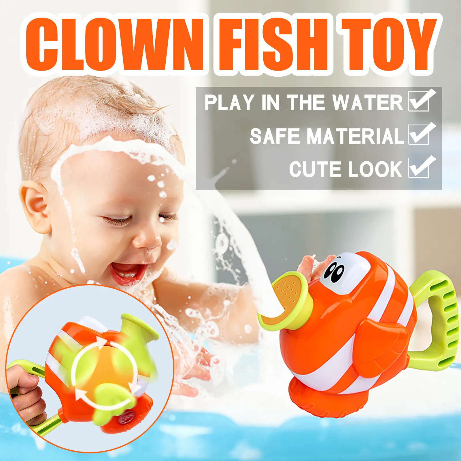 Baby Bath Ring for Tub Sit up Showering Water Child Game Make Love Your Bath Children To Top Toddler Ages 2-3 4 Stars And above