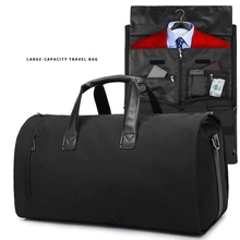 Mens Shoulder Large Capacity Waterproof Oxford Business Luggage Soft Casual Handbag Crossbody Gym Travel Suit Storage Bag